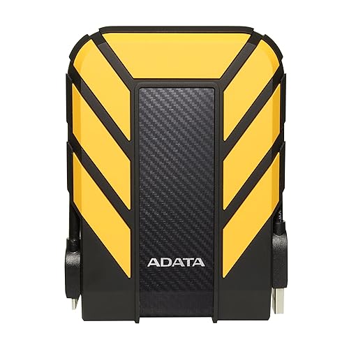 ADATA HD710 Pro 1TB USB 3.1 IP68 Waterproof/Shockproof/Dustproof Ruggedized External Hard Drive, Yellow (AHD710P-1TU31-CYL) Yellow Pro 1 TB