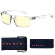 GUNNAR Optiks ENI-07601 Enigma Computer Glasses-Block Blue Light, Anti-Glare, Minimize Digital Eye Strain-Prevent Headaches, Reduce Eye Fatigue and Sleep Better Amber Lens Amber