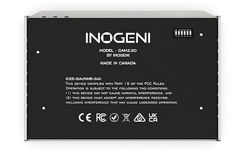 CAM230 by INOGENI, Switch 1 of 3 USB/HDMI Cameras to USB or HDMI. Awards Winning Multi-Cameras Video Conference switcher, Plug and Go, Up to 3 Devices, Professional Device