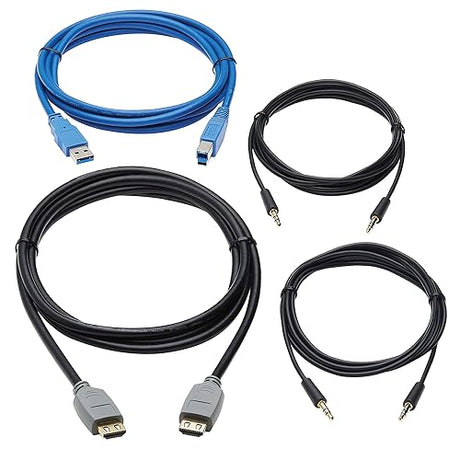 Tripp Lite HDMI KVM Cable Kit for B005-HUA2-K and B005-HUA4 4K HDMI 6ft (P785-HKIT06)