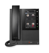 Poly CCX 505 Teams Edition Phone with Handset (Polycom) - Wi-Fi Enabled - Acoustic Fence & NoiseBlockAI Technologies - 5 LCDDisplay - Integrated BT & USB Headset Ports-Works w/Teams (Certified)&More