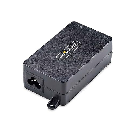 StarTech.com 1-Port 2.5GbE PoE+ Injector, 10M/100M/1G/2.5G Ethernet, PoE/PoE+ (802.3af/802.3at), Multi-Gigabit, Midspan, 30W