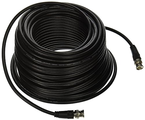 C2G 40032 75 Ohm BNC Cable, Black (100 Feet, 30.48 Meters) 100ft