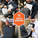 STM Myth 18L Backpack - Durable, Stylish, and Practical Laptop Backpack with Multiple Pockets - Fits 15 Laptop and 16 MacBook Pro with Maximum Laptop Protection - Magnet Black