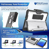 MAXCases Extreme Shell Microsoft Surface Pro 9/10/11 Case, 13 Black - Rugged, Custom-Fit Protective Cover for Microsoft Surface Pro Case with Stylus Holder - Shockproof & Durable Tablet Cover Extreme Shell for Microsoft Surface Pro 9/10/11