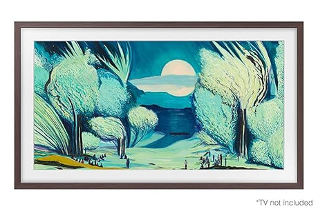 Samsung 43-inch The Frame Customizable Bezel Modern Brown (VG-SCFA43BWBZA, 2021 Model) Modern Brown 43-Inch