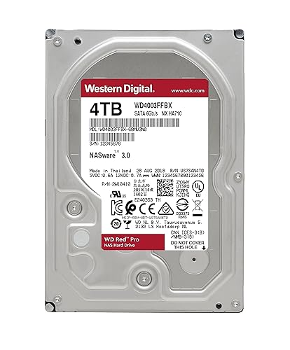 Western Digital WD - Red Pro 4TB 3.5 Inch Serial ATA III 7200 RPM