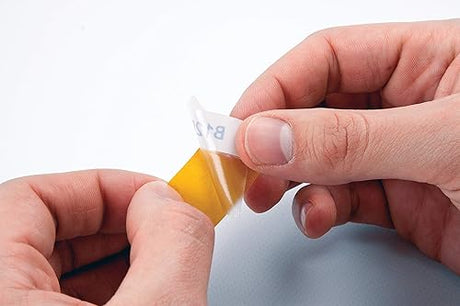 Brady M21-1250-427 14' Length, 1.25 Width, B-427 Self-Laminating Vinyl, Black on White/Translucent Color BMP 21 Mobile Printer Label