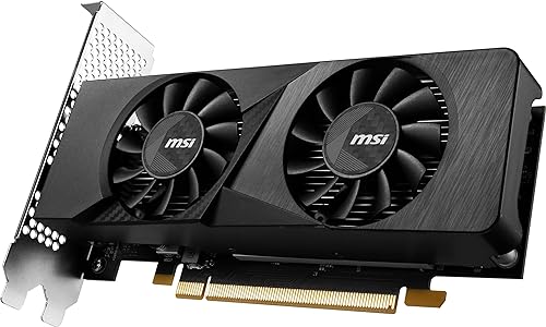 MSI Gaming RTX 3050 LP 6G OC Graphics Card (NVIDIA RTX 3050, 96-Bit, Boost Clock: 1492 MHz, 6GB GDDR6 14 Gbps, HDMI/DP, Ampere Architecture)