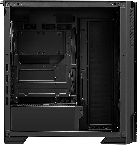 MSI MPG Velox 300R Airflow PZ - Mid-Tower Gaming PC Case - Tempered Glass Side Panel - 3 x 120mm ARGB Fans - Liquid Cooling Support up to 360mm Radiator - Mesh Panel for Optimized Airflow