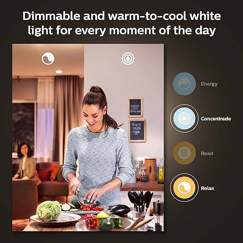 Philips Hue White and Color Ambiance A19 E26 LED Smart Bulb, Bluetooth & Zigbee Compatible (Hue Hub Optional), Works with Alexa & Google Assistant A Certified for Humans Device (562785),3 Pack