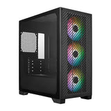 Cooler Master Elite 301 Micro-ATX High Airflow Minimalist PC Case, 365mm GPU Max, Compatible RTX 5080|RX 7090 XT, 280mm AIO Max, Type C, Tempered Glass, Triple 120mm aRGB PWM Fan, Intakes Grill
