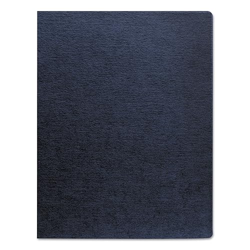 Fellowes Linen Presentation Covers, 11-1/4-Inch x 8-3/4-Inch, Navy, 200-Pack (52113)