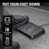 Elgato Stream Deck Pedal – Hands-Free Studio Controller, 3 Macro footswitches, Trigger Actions in apps and Software Like OBS, Twitch, YouTube and More, Works with Mac and PC, Black, 10GBF9901