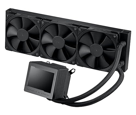 ASUS ROG Ryujin III 360 All-in-one Liquid CPU Cooler with 360mm Radiator. Asetek 8th gen Pump, 3X Noctua industrialPPC 120mm Fans, 3.5” Color LCD ?ROG RYUJIN III 360 360mm Radiator