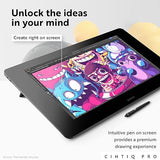 Wacom DTK2420K0 Cintiq Pro 24 Creative Pen Display – 4K Graphic Drawing Monitor with 8192 Pen Pressure and 99% Adobe RGB , Black 24 inch Cintiq Pro