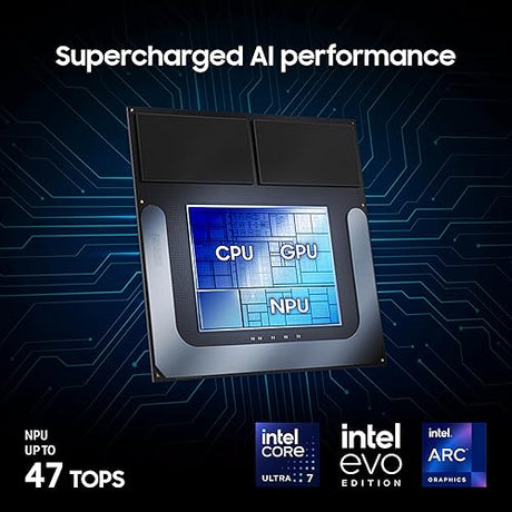 SAMSUNG 16” Galaxy Book5 Pro 360 Copilot+ PC, AI Business Laptop, Windows 11 Pro, Intel Core Ultra 7 Processor 256V, 3K AMOLED Touchscreen, 16GB / 512GB, 120HZ, 2025 Model, NP964QHA-KG1US, Gray Intel Core Ultra 7 Processor 256V 16 Inch Business PC Gray