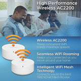 TRENDnet AC2200 WiFi Mesh Router System, TEW-830MDR2K,2 x AC2200 WiFi Mesh Routers, App-Based Setup, Expanded Home WiFi(Up to 4,000 Sq Ft. Home),Supports 2.4Ghz/5G,White