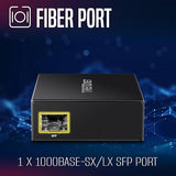 TRENDnet 1000BASE-T to SFP Fiber Media Converter, Gigabit Ethernet to SFP Media Converter, 4Gbps Switching Capactiy, TFC-GSFP Gigabit SFP