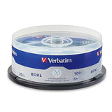 Verbatim M DISC BDXL 100GB 4X With Branded Surface – 25pk Spindle