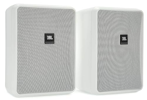 JBL Control 25-1 Indoor Outdoor Speakers - White, Pair