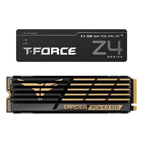TEAMGROUP T-Force CARDEA Zero Z44Q 4TB DRAM QLC Cache, NVMe1.4 PCIe Gen4x4 M.2 2280 Gaming SSD Read/Write 5,000/4,400 MB/s TM8FPQ004T0C327 4TB Z44Q