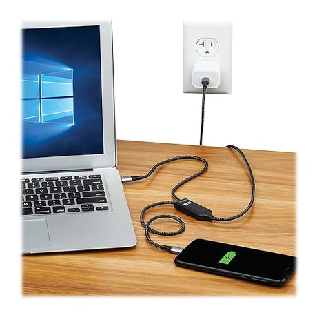 Tripp Lite Dual USB-C Multi-Charging Cable/Splitter, 6 Foot / 1.8 Meter Length, 100W PD Charging, 480 Mbps Data Transfer, Male-to-2x Male, 3-Year Warranty (U420P-2X6-100W)