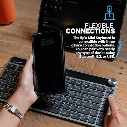 JLab Epic Work Bundle, Epic Mini Wireless Keyboard and Epic Wireless Mouse