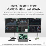 Plugable USB 3.0 to DisplayPort 4K DisplayLink Video Graphics Adapter for Multiple Monitors up to 3840x2160 Supports Windows, Mac, and ChromeOS