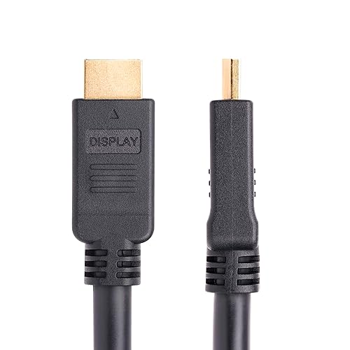 StarTech.com 15m (49.2ft) Active HDMI 2.0 Cable, CMP, Plenum Rated, High Speed HDMI Cable, 4K 60Hz, HDR10/HDCP 2.2/ARC