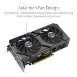 ASUS Dual GeForce RTX™ 4070 Super EVO OC Edition 12GB GDDR6X (PCIe 4.0, 12GB GDDR6X, DLSS 3, HDMI 2.1a, DisplayPort 1.4a, 2.5-Slot Design, Axial-tech Fan Design, 0dB Technology, and More)