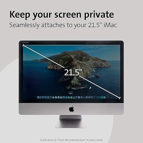 Kensington SA215 Privacy Screen Filter for iMac 21.5 (K50722WW)