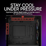 Cooler Master Elite 301 Micro-ATX High Airflow Minimalist PC Case, 365mm GPU Max, Compatible RTX 5080|RX 7090 XT, 280mm AIO Max, Type C, Tempered Glass, Triple 120mm aRGB PWM Fan, Intakes Grill