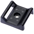 Panduit ABMT-A-Q20 Hook and Loop Cable Tie Mount, Adhesive Backed, Nylon 6.6, Black (25-Pack)