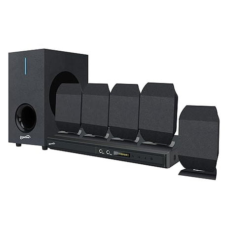 Super Sonic 540 Watt DVD Home Theater Sound System Black