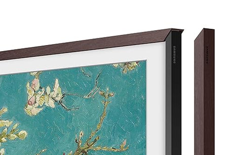 Samsung 65-inch The Frame Customizable Bezel Modern Brown (VG-SCFA65BWBZA, 2021 Model) Modern Brown 65-Inch