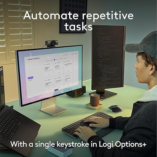 Logitech MX Keys S for Mac, Wireless Keyboard, Fluid, Precise Laptop-Like Typing, Programmable Keys, Backlit, Bluetooth USB C Rechargeable for MacBook Pro, MacBook Air, iMac, iPad - Space Grey Full Size Keyboard Space Grey