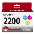 CanonInk MAXIFY PGI-2200 3Color Multi Pack Ink