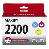 CanonInk MAXIFY PGI-2200 3Color Multi Pack Ink