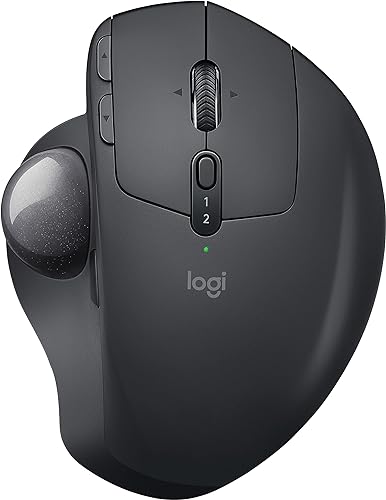 Logitech MX Ergo Plus Advanced Wireless Trackball for PC and MAC with Extra 10° Wedge