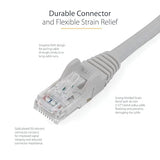 StarTech.com 10 ft. CAT6 Ethernet Cable - 10 Pack - ETL Verified - Gray CAT6 Patch Cord - Snagless RJ45 Connectors - 24 AWG Copper Wire - UTP Ethernet Cable (N6PATCH10GR10PK)