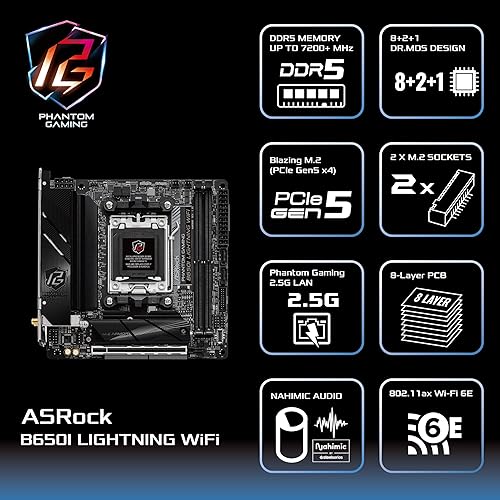 ASROCK b650i lightning wifi (black)