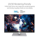 ASUS ProArt Display 27” 1440P Professional Monitor (PA278CGV) - IPS, QHD (2560 x 1440), 144Hz, 95% DCI-P3, ?E < 2, Calman Verified, USB-C PD 90W, FreeSync Premium, DisplayHDR 400, Height Adjustable