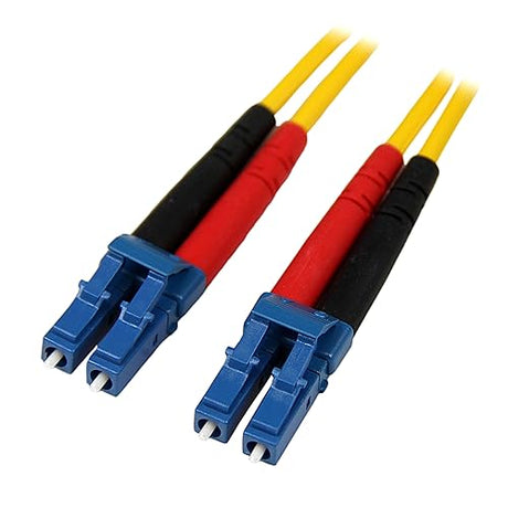 StarTech.com 1m Fiber Optic Cable - Single-Mode Duplex 9/125 - LSZH - LC/LC - OS1 - LC to LC Fiber Patch Cable (SMFIBLCLC1) Yellow 3.3 ft / 1 m LC to LC Single-Mode Duplex 9/125