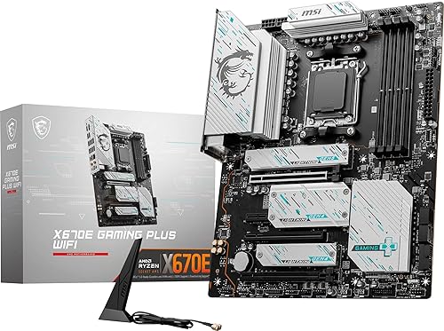 MSI X670E Gaming Plus WiFi Gaming Motherboard (Supports AMD Ryzen