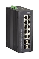 Black Box Industrial Gigabit Ethernet Switch - Extreme Temperature, 5-Port