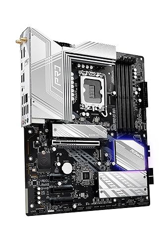 ASRock Z890 Pro RS WiFi 6E Intel Core Ultra LGA1851 RL-ILM ATX Motherboard DDR5 8666 MHz 256 GB Thunderbolt M.2