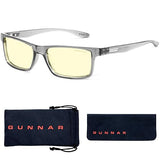 Gunnar - Premium Gaming and Computer Glasses - Blocks 35-98% Blue Light - Vertex Amber Gray Crystal