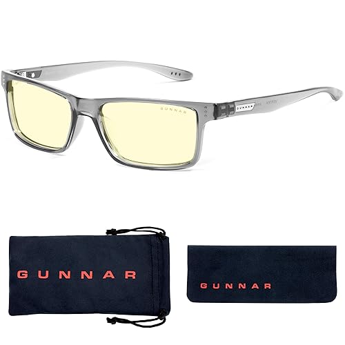Gunnar Unisex's Amber-Natural Focus Reading Glasses, One Size