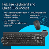 Kensington KM150 EQ Wireless Desktop Set, Wireless Keyboard & Mouse (K75562NA)